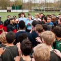 Flag Football tijdens de