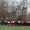 Flag Football tijdens de