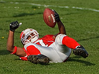 Revilinho Graanoogst vangt gamewinning touchdown - © Michael Rosa