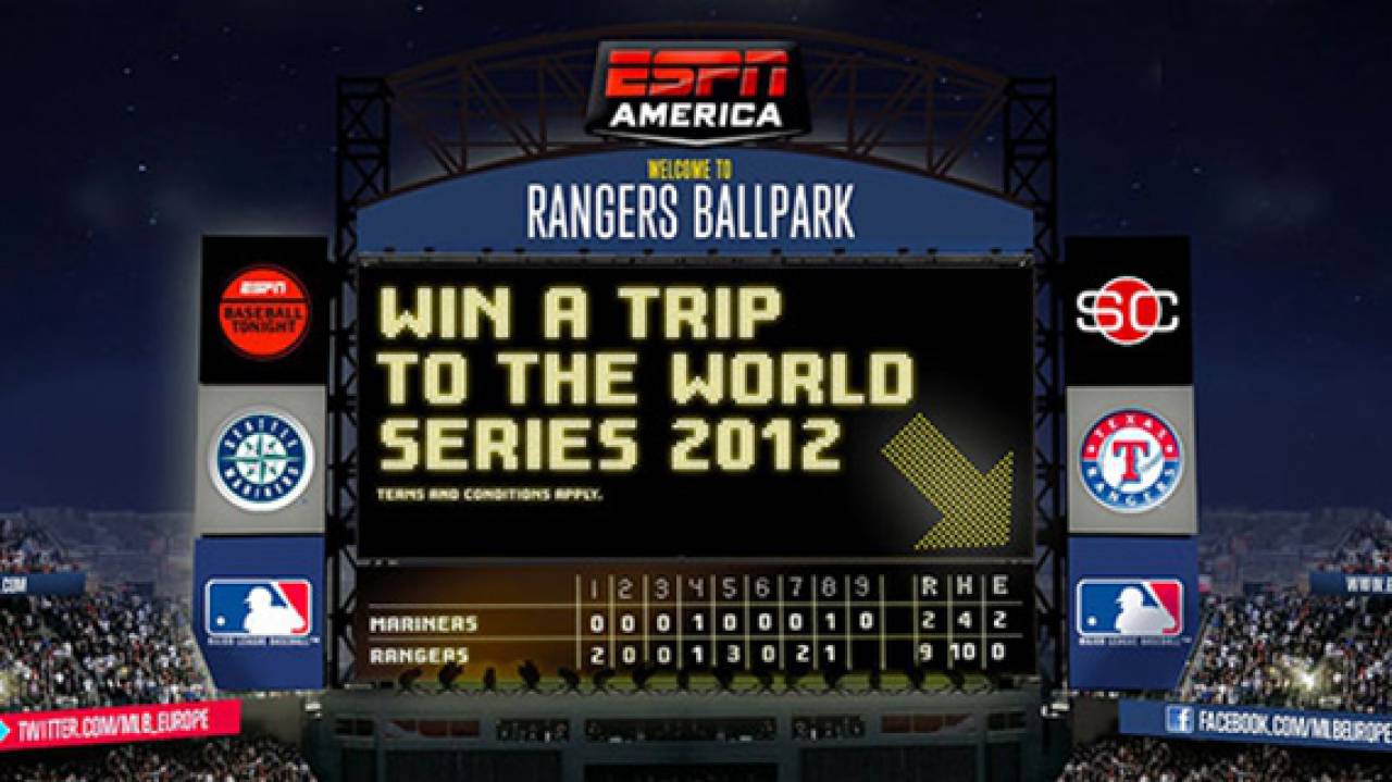 Met ESPN America naar de Word Series 2012